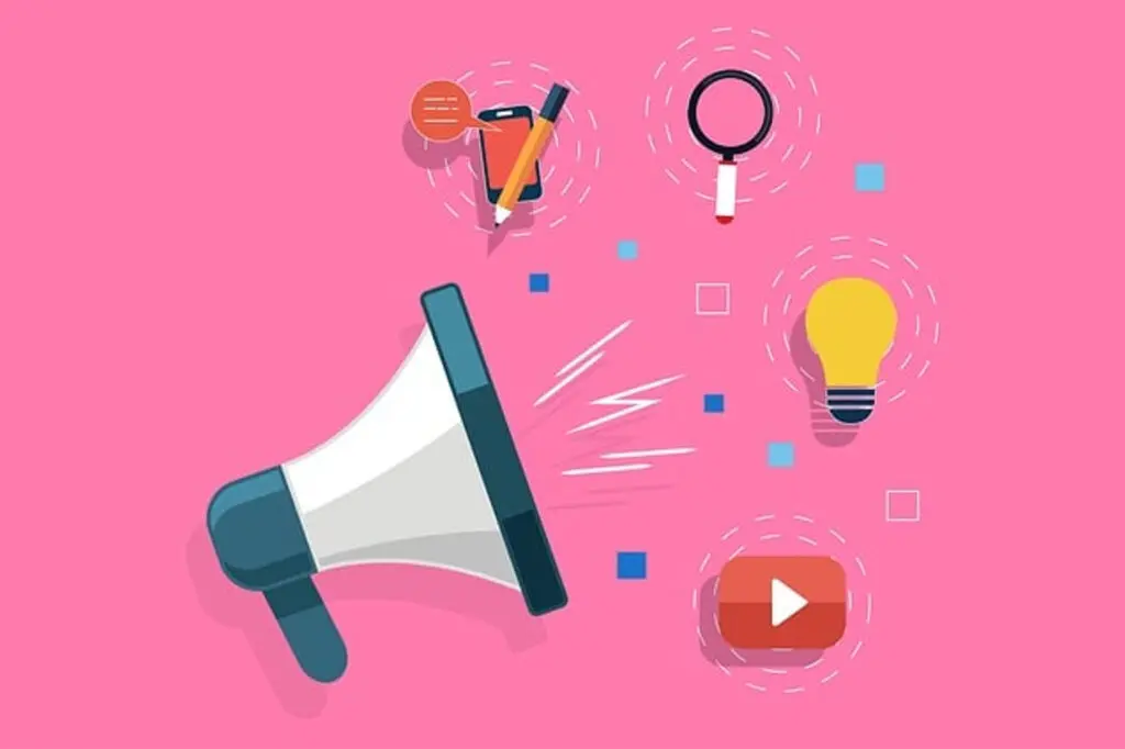 A megaphone symbolizing a successful content marketing strategy